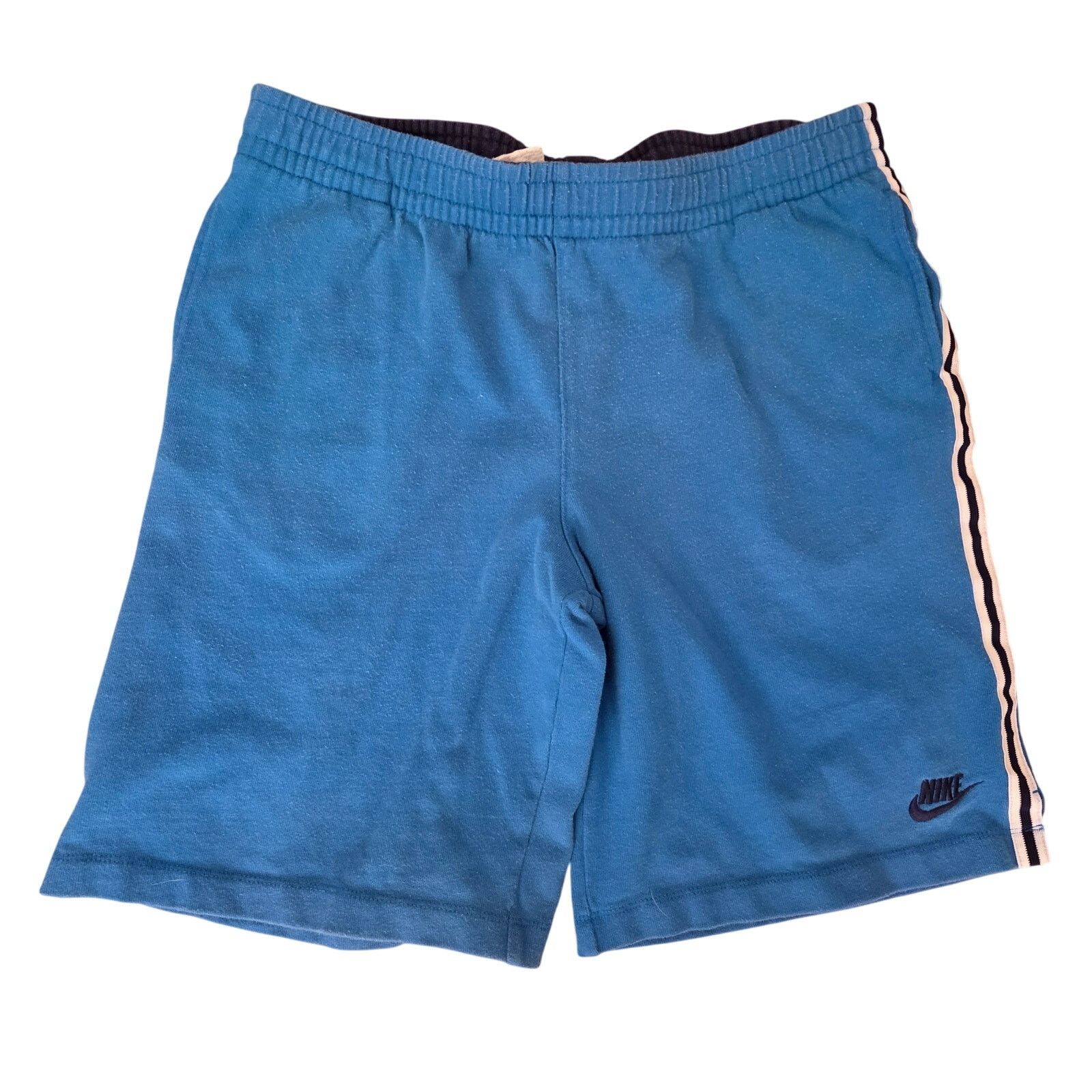 Nike Men's Nike Blue Shorts with Hidden Drawstring - Size Large Size US 36 / EU 52 - 1 Thumbnail