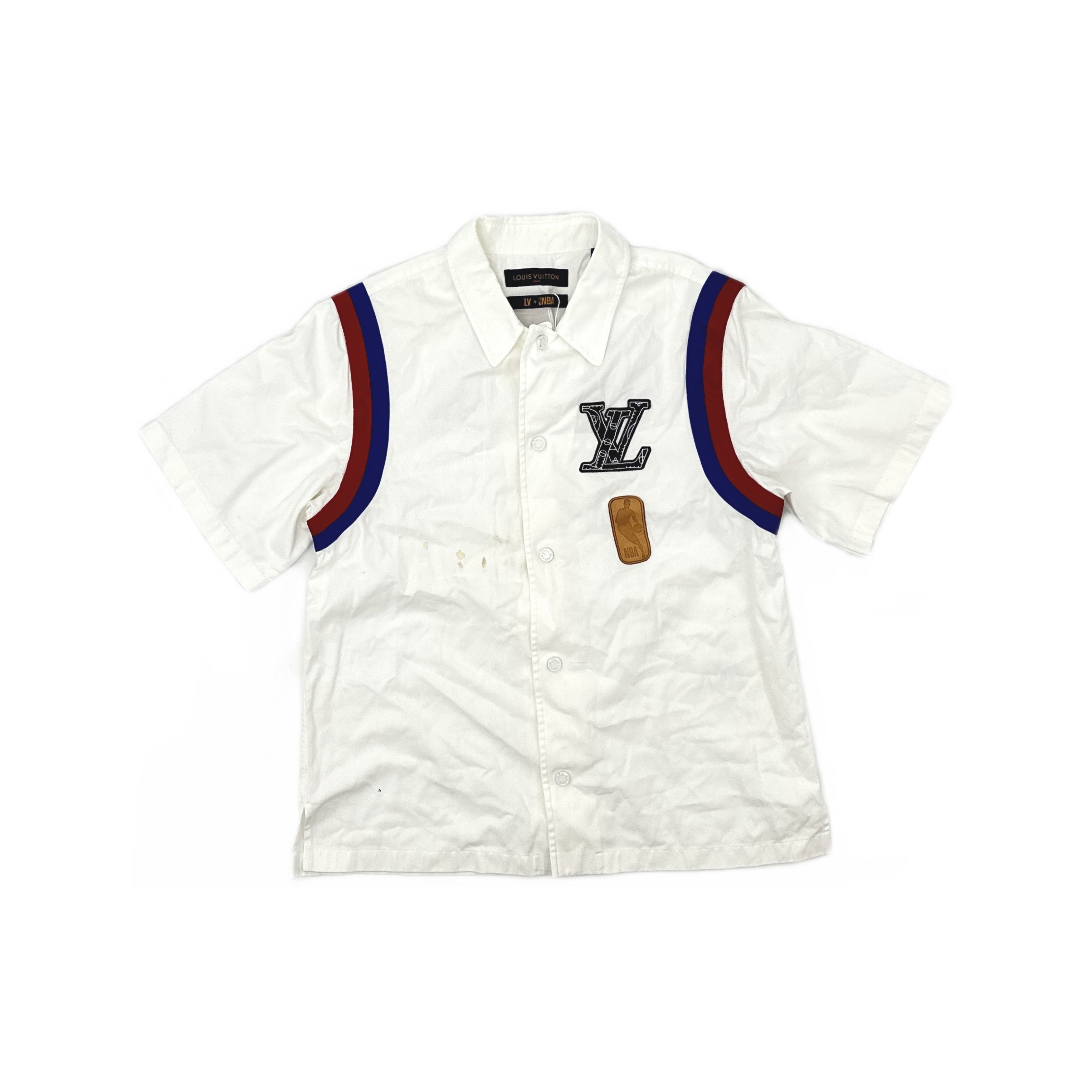 Louis Vuitton Louis Vuitton x NBA Logo Shirt Size M Size US M / EU 48-50 / 2 - 1 Thumbnail