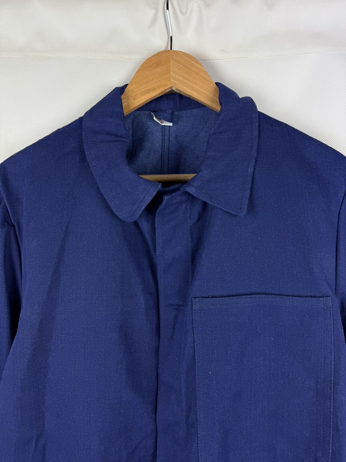 Le Laboureur Vintage French / German Sanforize Work Jacket Chore Coat Size US M / EU 48-50 / 2 - 8 Thumbnail