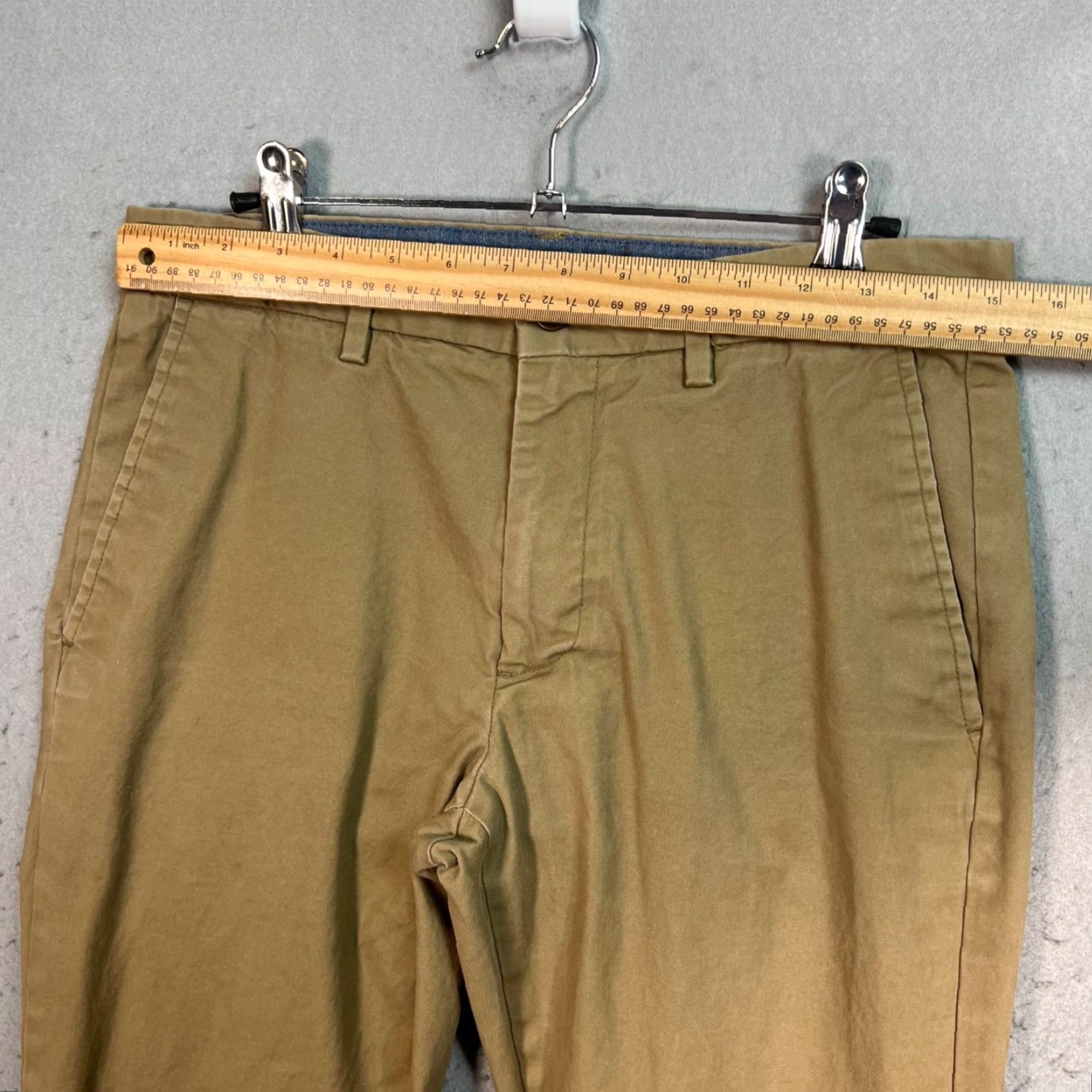 Banana Republic Banana Republic Mason Chino Pants 29 x 32 Tan Cotton-Blend Slim-Fit Casual Mens Size US 29 - 5 Thumbnail