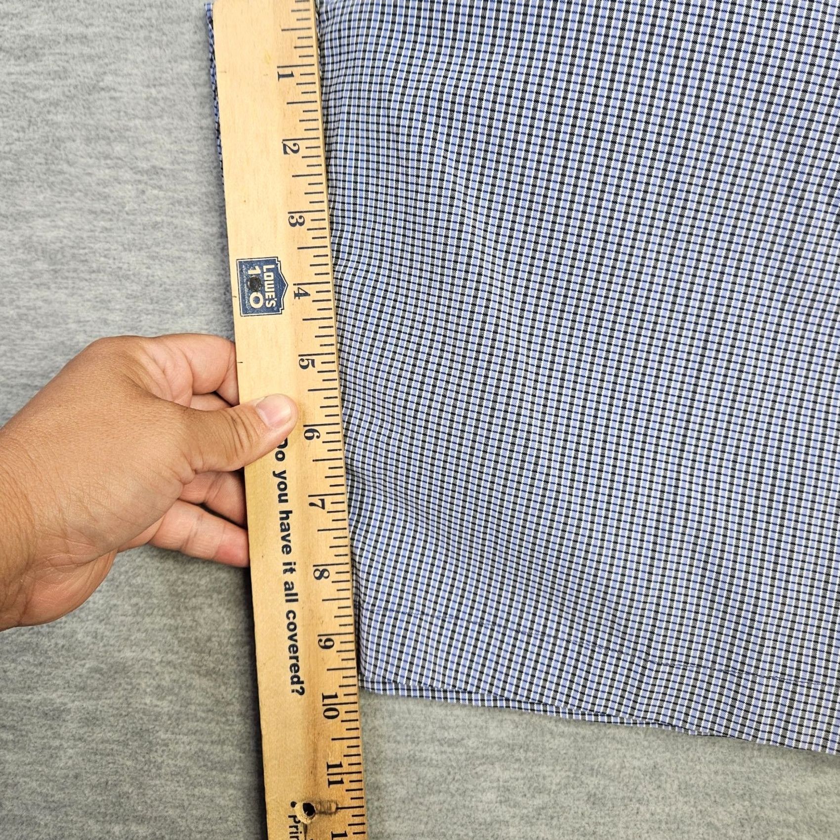 PGA Tour PGA TOUR Golf Shorts Plaid Blue Black Pocket Size 42 Chino Men Regular Waist Slash Pocket Vintage No N/A Size US 42 / EU 58 - 5 Thumbnail