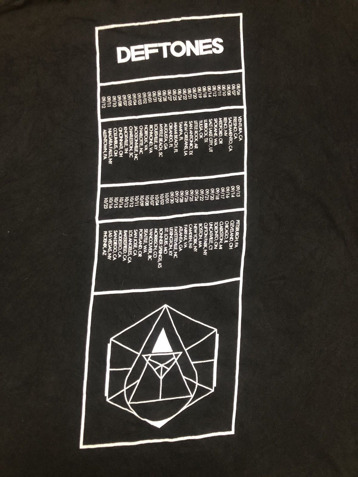 Band Tees × Vintage Deftones Diamond Eyes Tour 2008 Shirt Size US XL / EU 56 / 4 - 4 Thumbnail