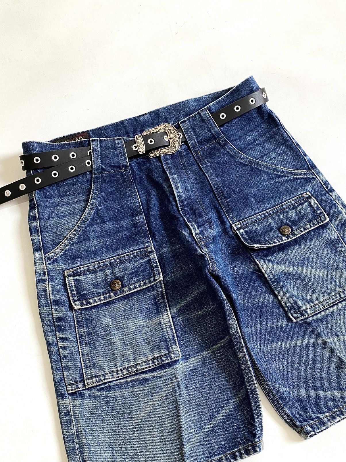 Kapital Vtg Distressed Rugged Museum Bush Pants Jorts Kapital Style🇯🇵 Size US 32 / EU 48 - 2 Thumbnail