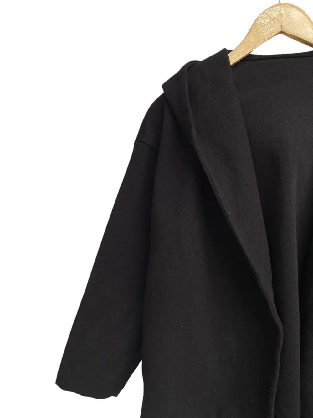 Global Work × Japanese Brand × Vintage Global Wool Jacket All Black Issey Miyake Style Size US L / EU 52-54 / 3 - 6 Thumbnail