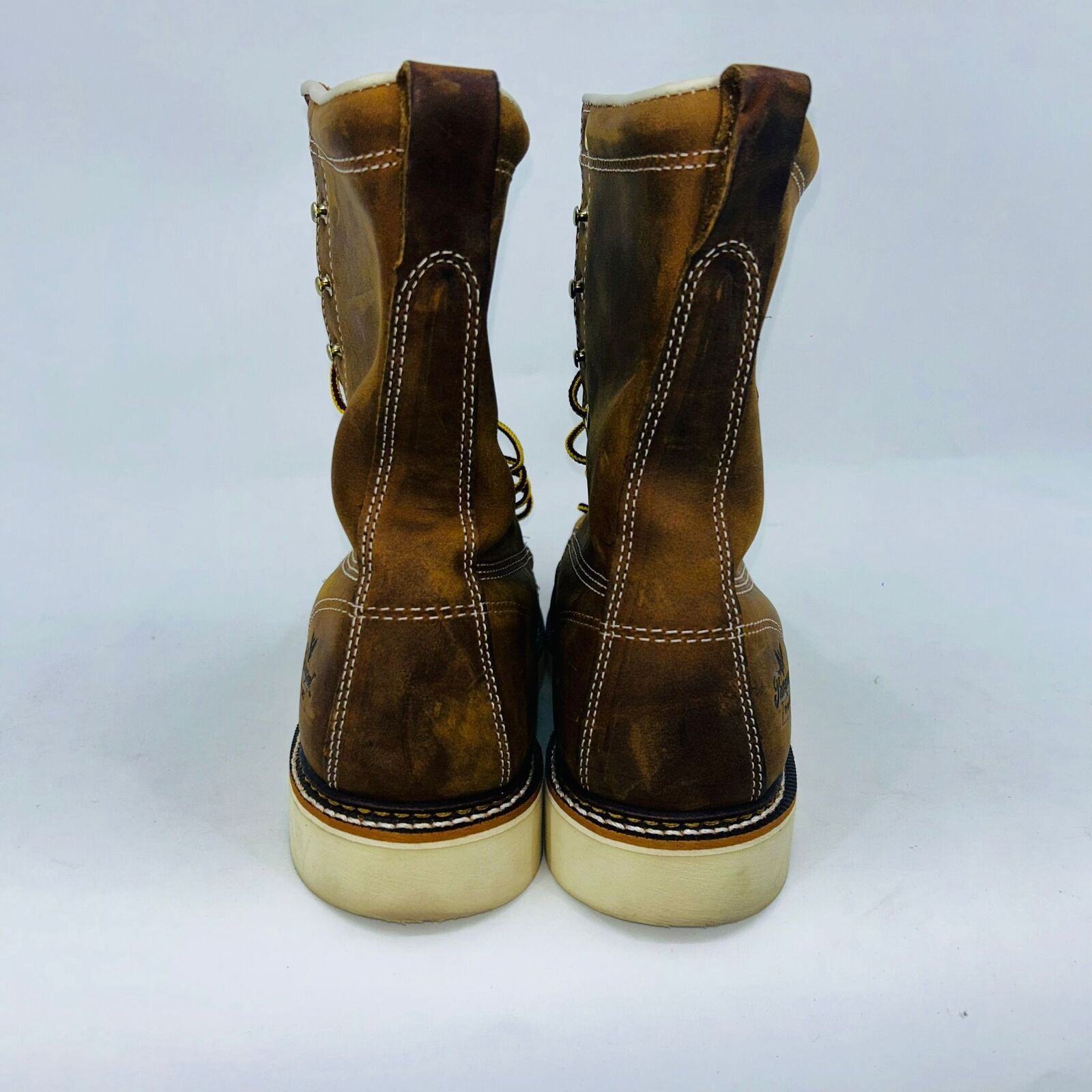 Thorogood THOROGOOD MEN'S 8" MOC TOE COMFORTABLE WORK BOOTS SIZE 11.5D Size US 11.5 / EU 44-45 - 3 Thumbnail
