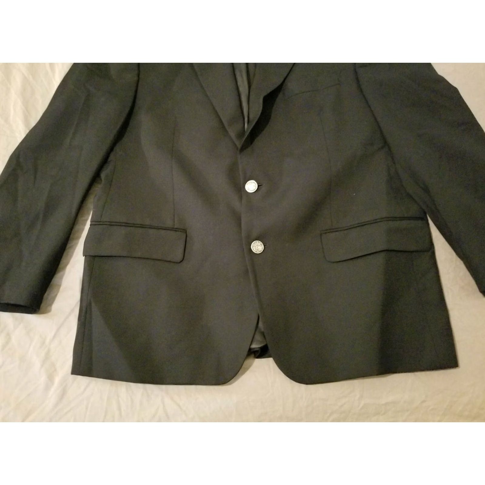 Michael Kors Mens Michael Kors Wool Jacket Blazer 42R Blue Sports Size 42R - 3 Thumbnail