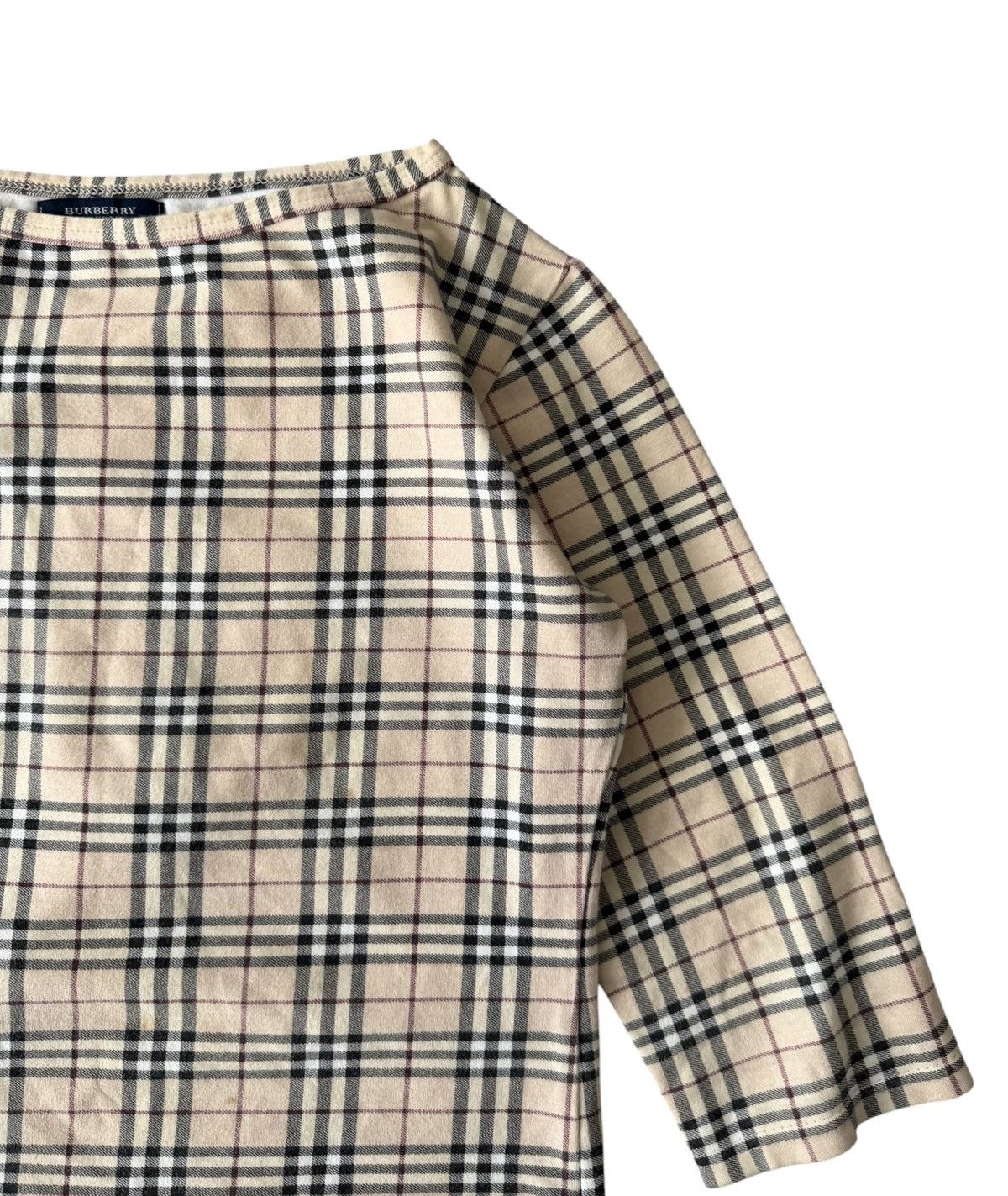 Burberry Vintage Burberry Nova Check T-Shirt Size S / US 4 / IT 40 - 2 Thumbnail