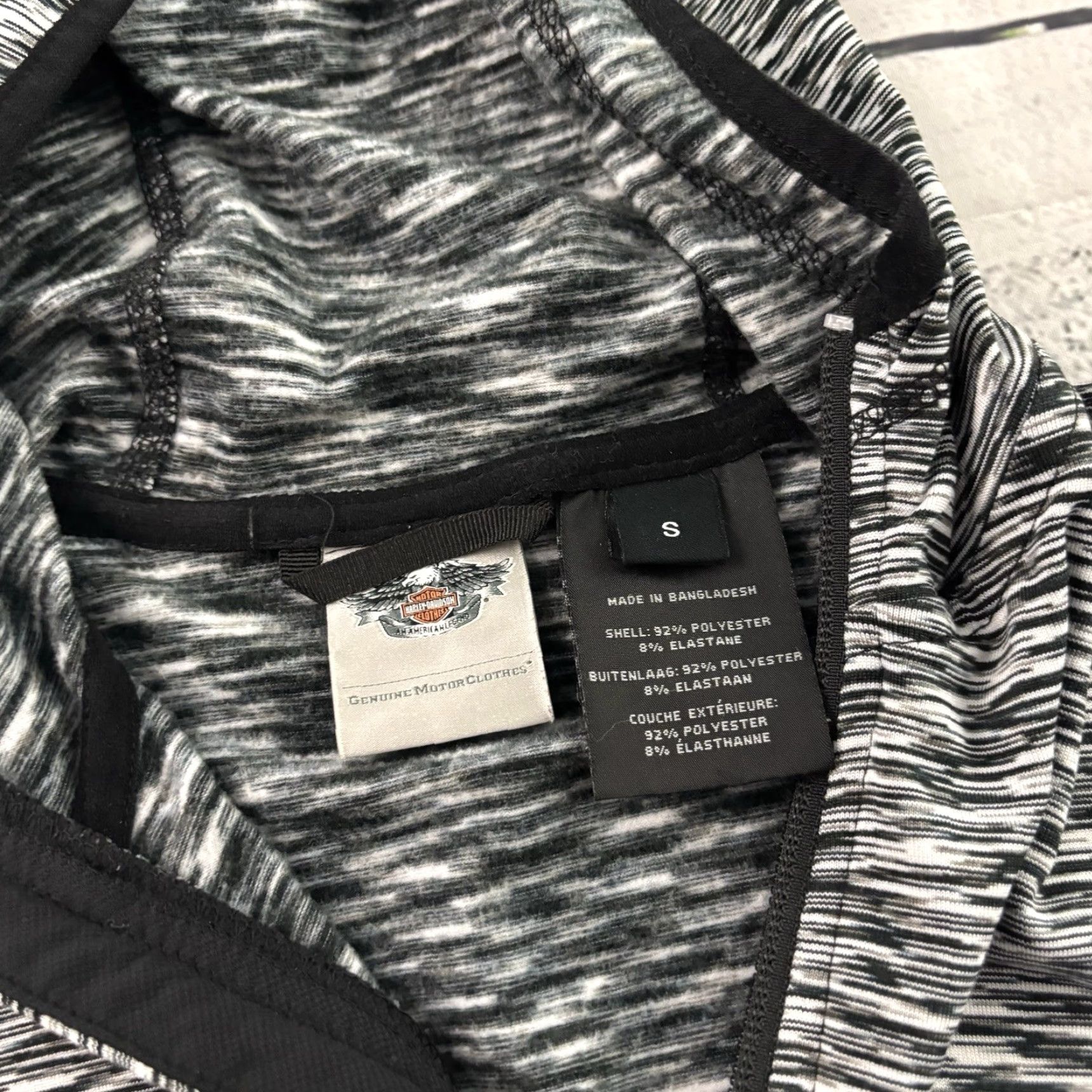 Harley Davidson Harley-Davidson Hoodie Sweatshirt Women Small Gray Full Zip Pockets Size S / US 4 / IT 40 - 4 Thumbnail