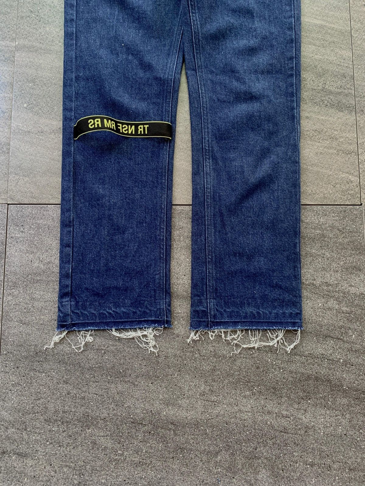 Raf Simons FREE TAX! SS 2019 Slim Tape Denim Jeans Size US 28 / EU 44 - 3 Thumbnail