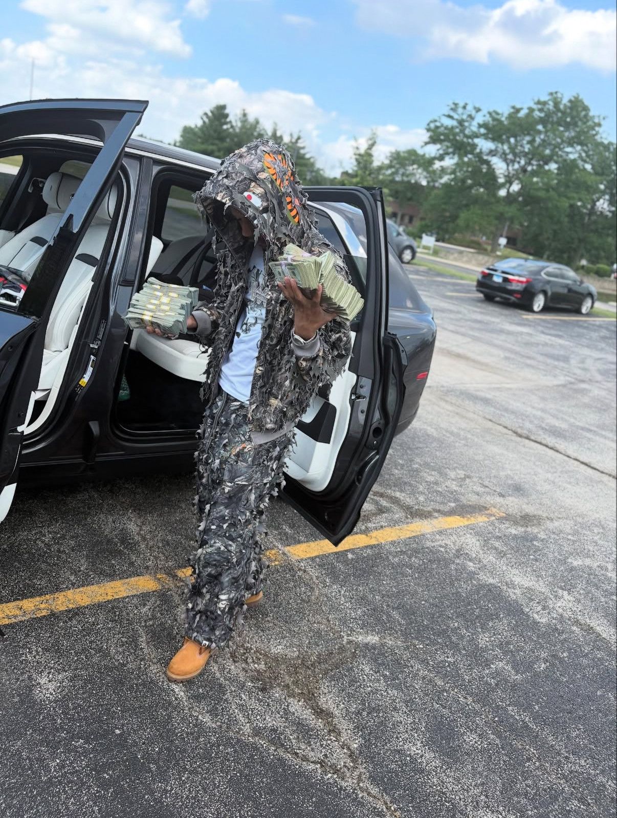 Bape BAPE TREE EDGE LASER CUT CROPPED SHARK FULL ZIP HOODIE | Grailed