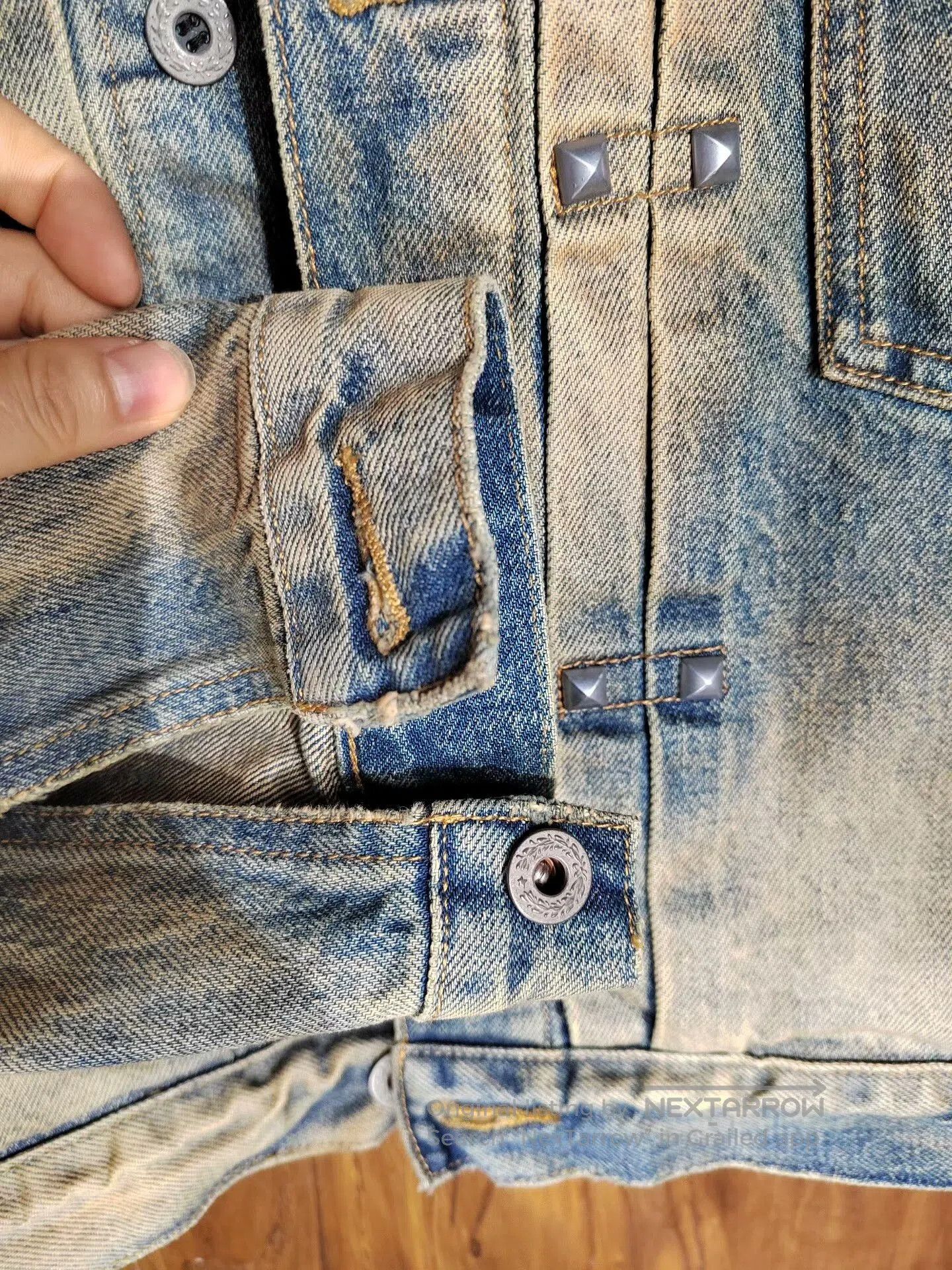 Japanese Brand DIARY PRIVE Denim Jacket Medium. Size US M / EU 48-50 / 2 - 3 Thumbnail