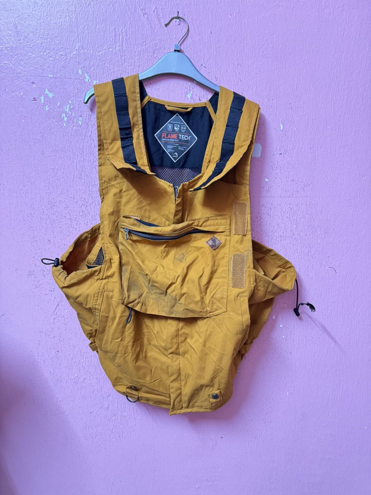 image of Fieldcore Tactical Worker Vest in Brown, Men's (Size Large)