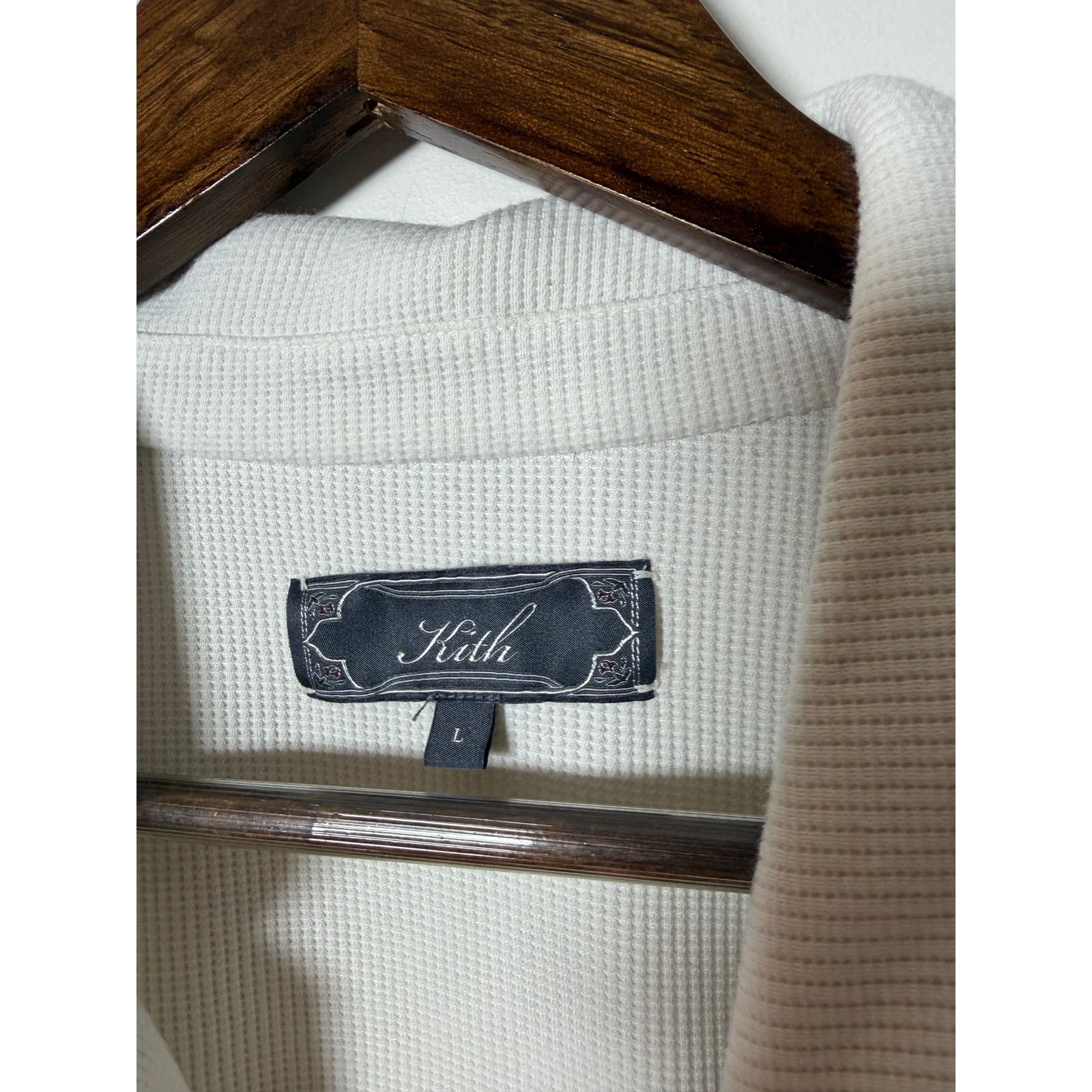 Kith Kith Waffle White Polo Shirt Size US L / EU 52-54 / 3 - 4 Thumbnail
