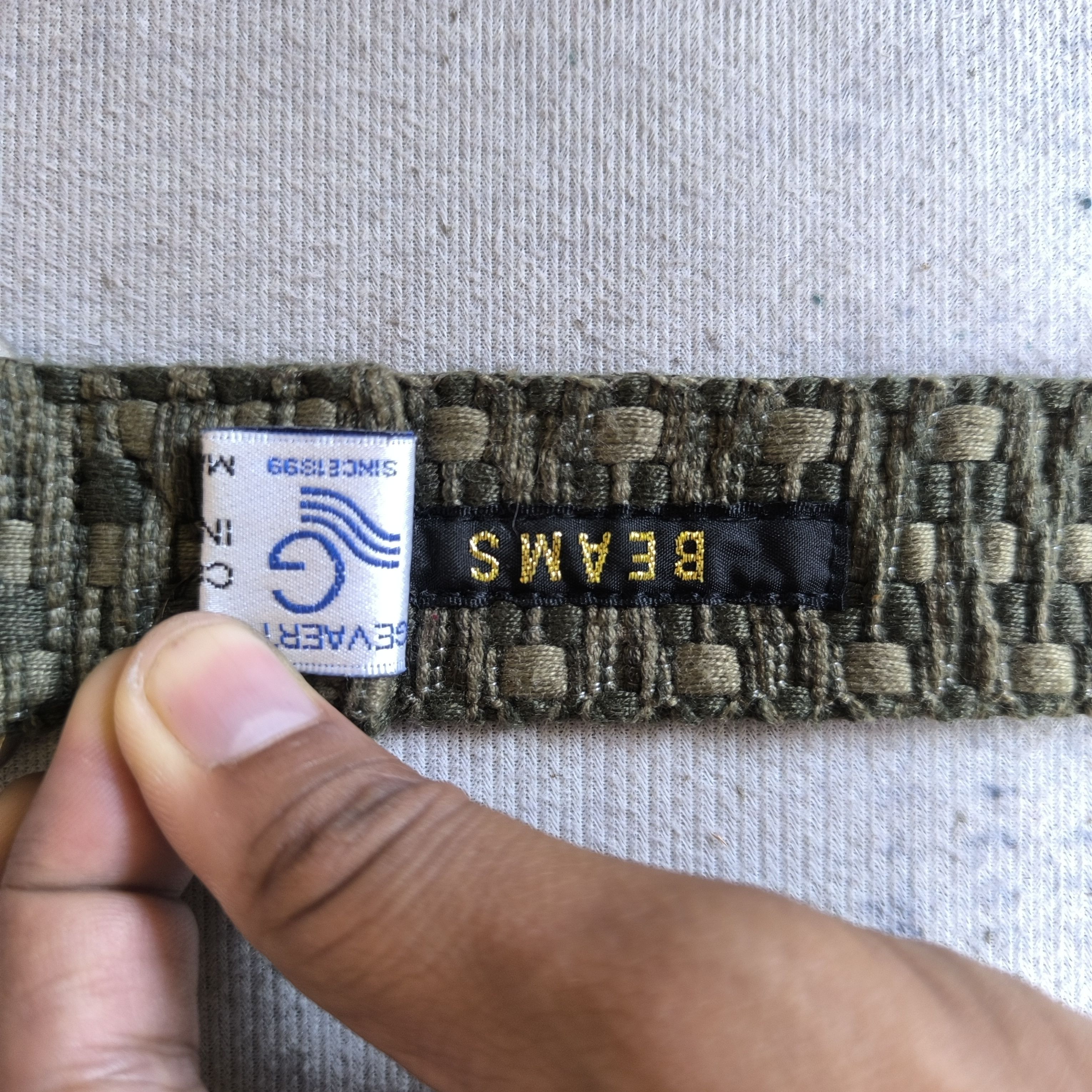 Beams Plus 🧵Gevaert bandweverij x beams japan craft webbing belt Size ONE SIZE - 8 Thumbnail