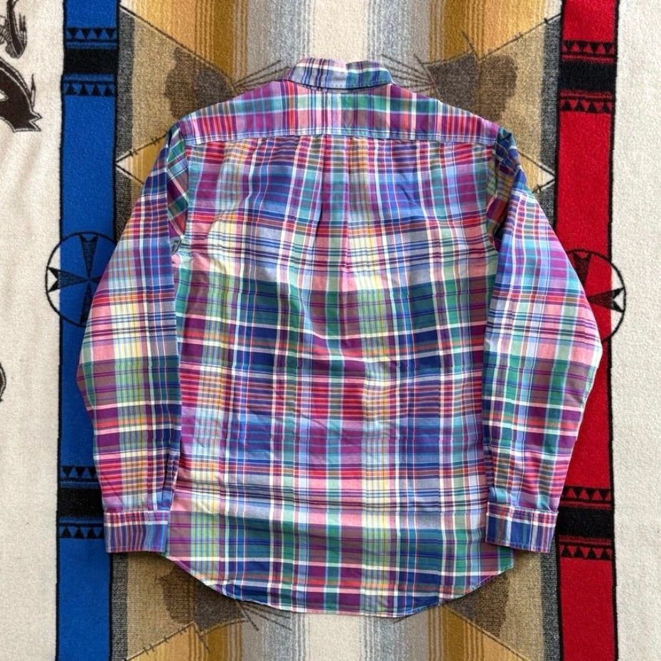 Ralph Lauren VINTAGE Ralph Lauren Shirt Plaid Button-Up Mens Long Sleeve M Size US M / EU 48-50 / 2 - 5 Thumbnail