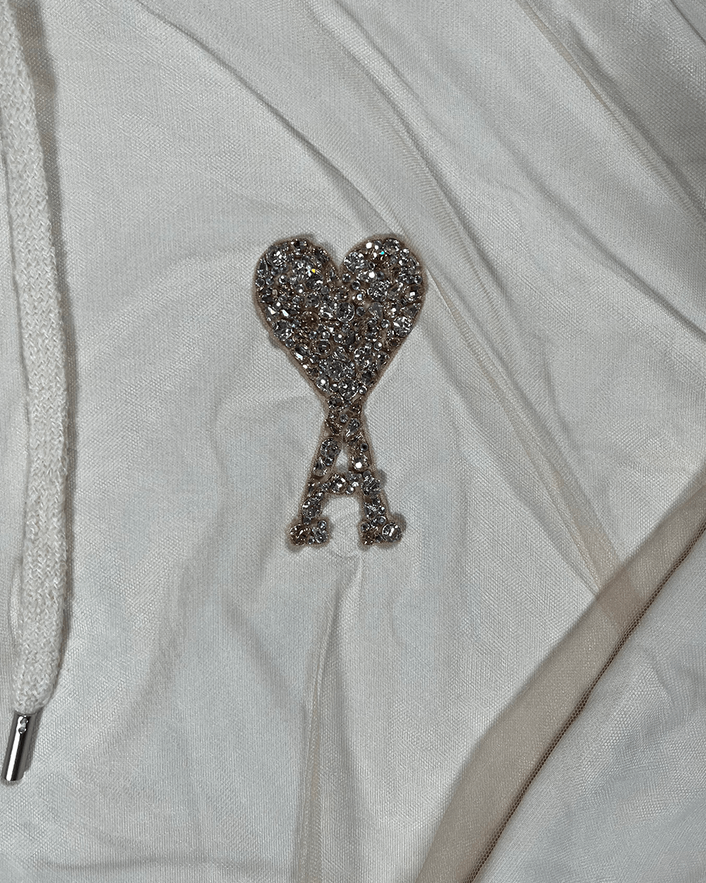 Other AMI Alexandre Mattiussi 2 Layer Cotton /Tulle Hoodie Size US L / EU 52-54 / 3 - 3 Thumbnail