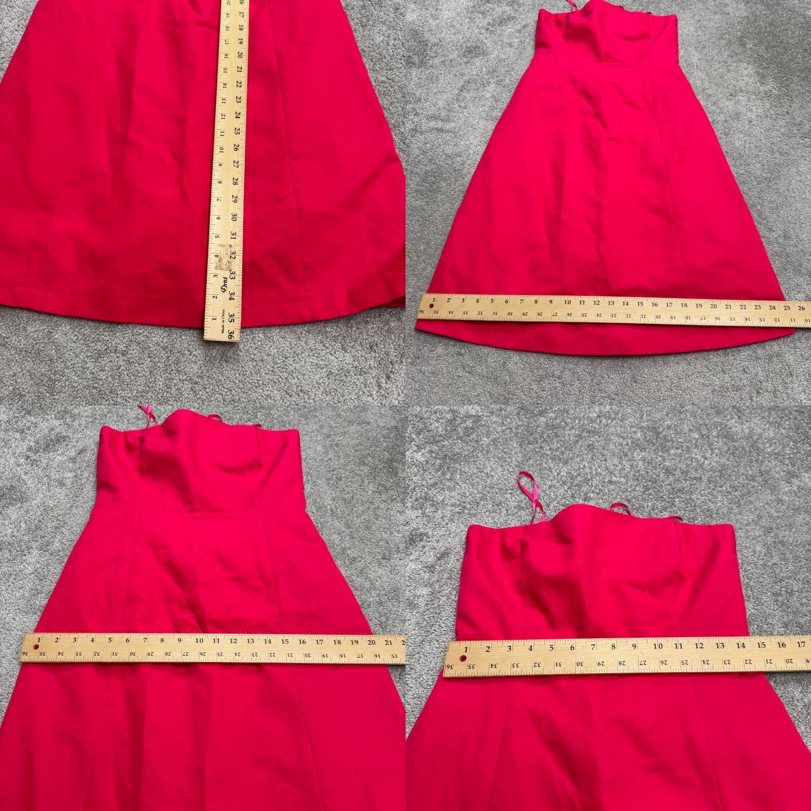 j crew red strapless dress J. Women's Mini Party Cocktail Holiday *NO SIZE TAG* J.Crew Strapless casual dress with
