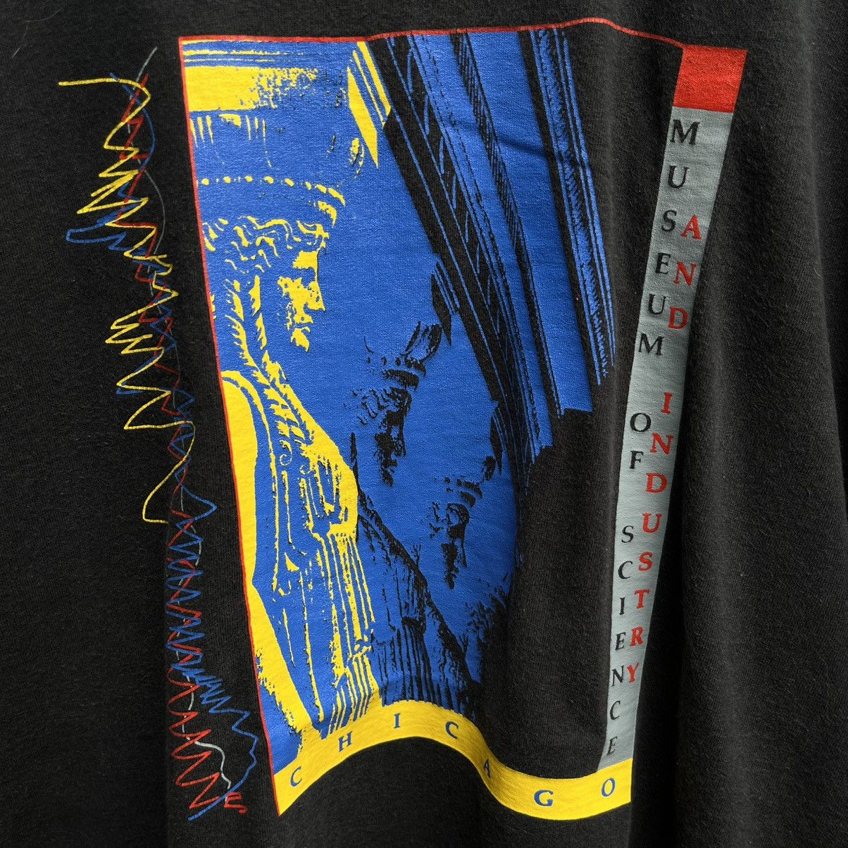 Arts & Science Vintage 90s MUSEUM OF SCIENCE Chicago tee graphic art Size US XL / EU 56 / 4 - 3 Thumbnail