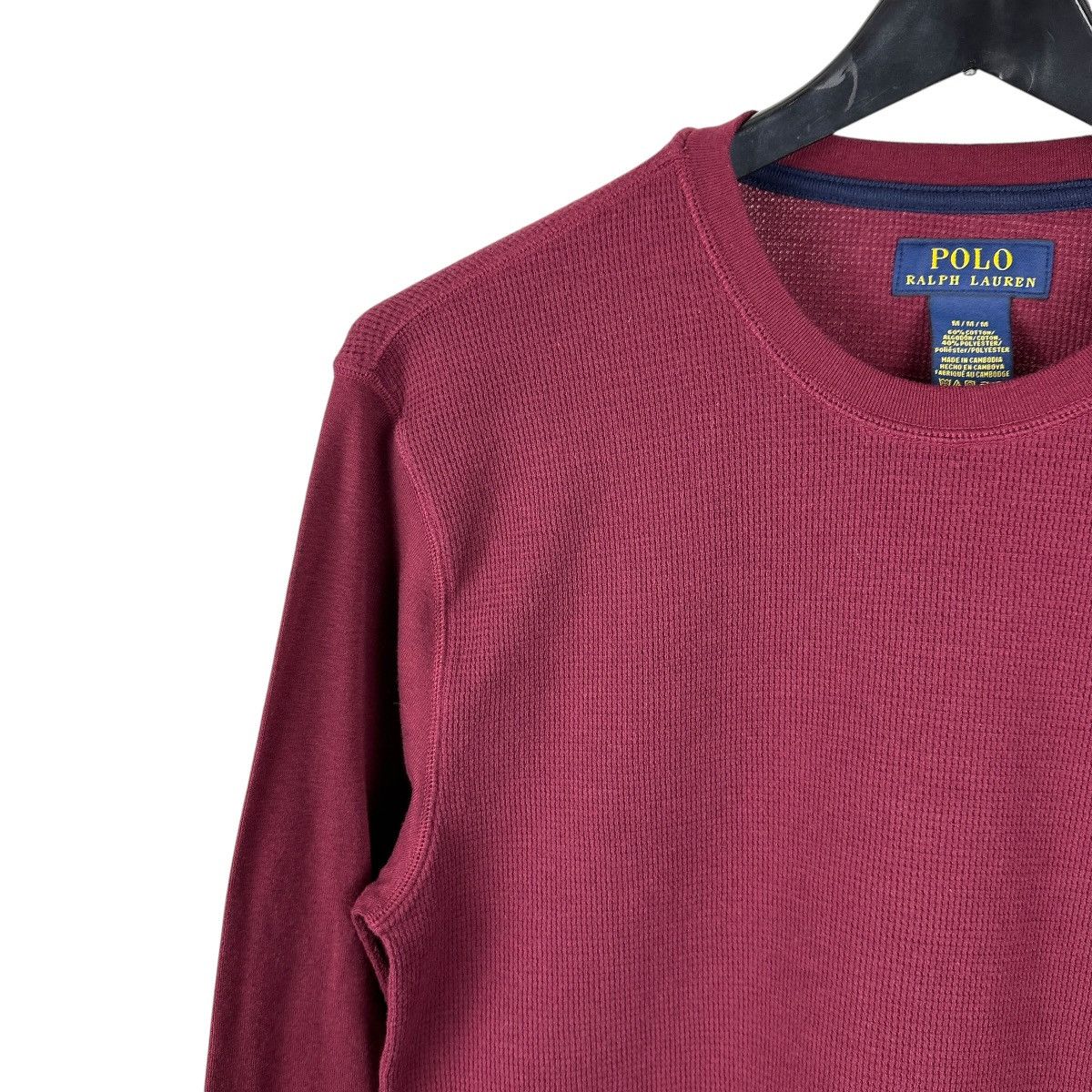 Polo Ralph Lauren Mens Y2K Polo Ralph Lauren Waffle Knit Thermal Shirt Size US M / EU 48-50 / 2 - 2 Thumbnail