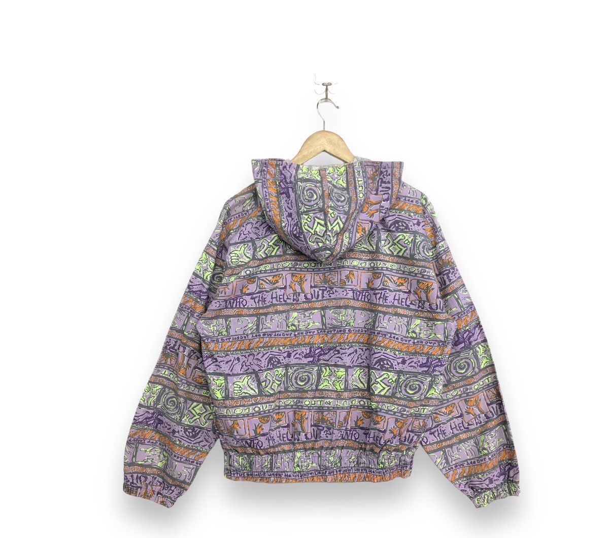 Japanese Brand × Vintage Vintage Motive Fullprint Stripe Design Light Jacket Size US M / EU 48-50 / 2 - 4 Thumbnail