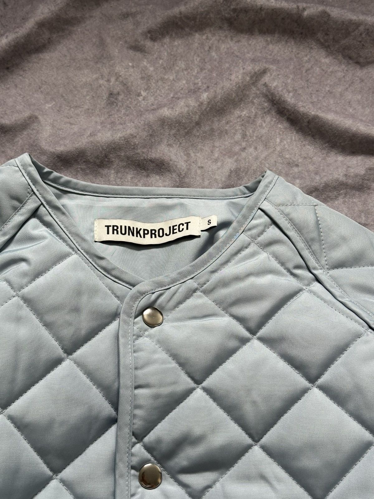 TRUNKPROJECT Trunkporject Oversized Quilted Padded Jacket Size S Sky Blue Size US S / EU 44-46 / 1 - 6 Thumbnail