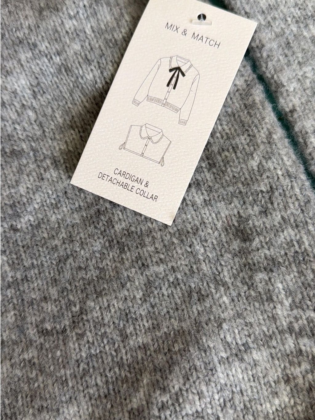 Cynthia Rowley Cynthia Rowley Heather Gray Button-Front Cardigan Size M / US 6-8 / IT 42-44 - 5 Thumbnail