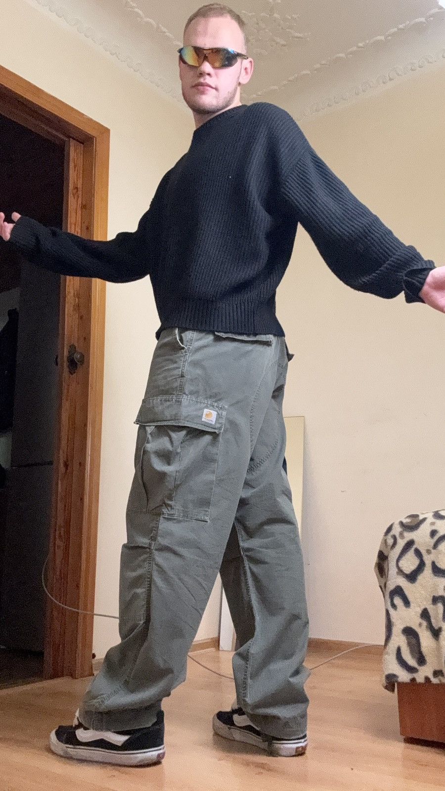 Carhartt Vintage 90s Carhartt Cargo Pants Multilpocket Olive Green L Size US 34 / EU 50 - 14 Thumbnail