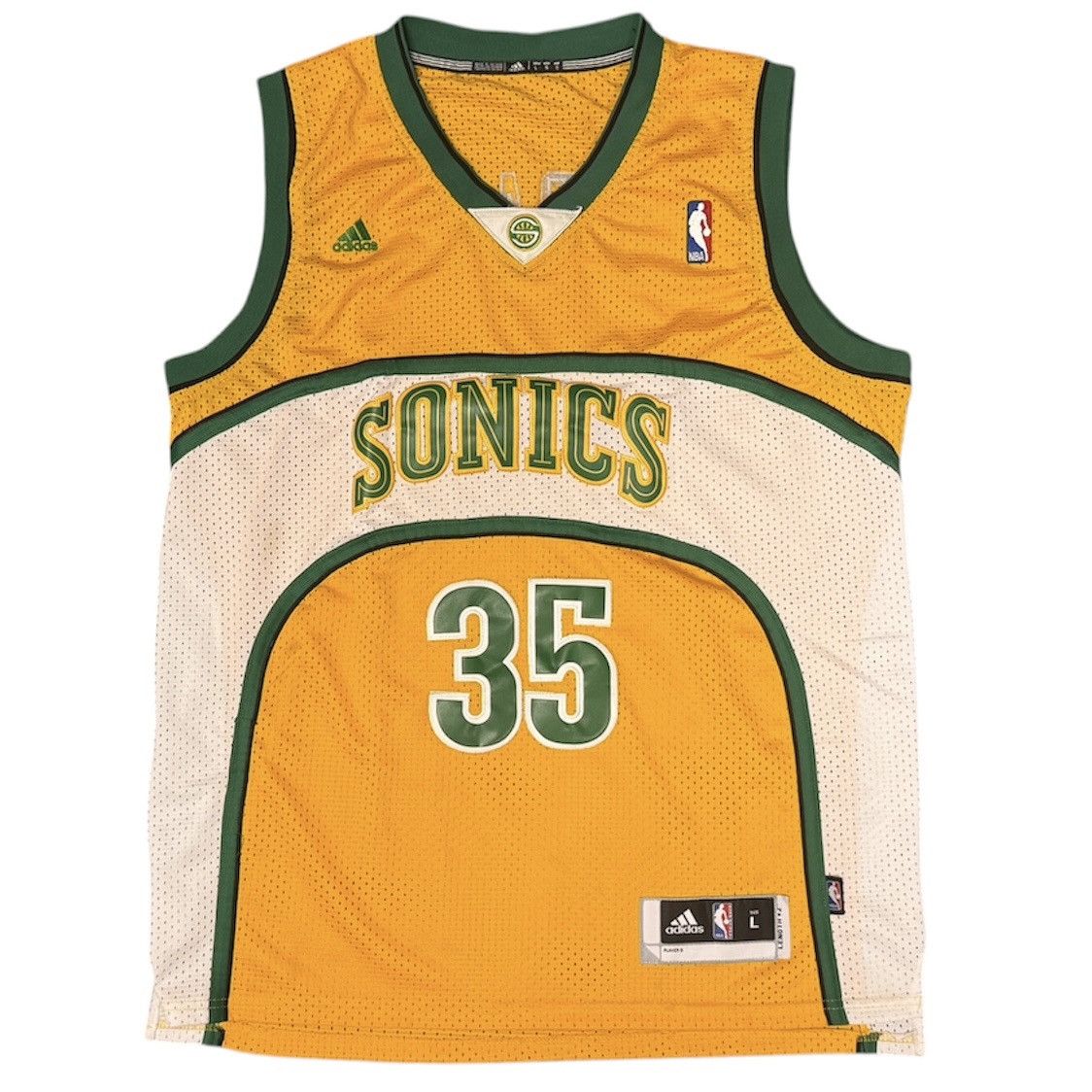 Adidas Kevin DURANT Seattle SUPERSONICS Adidas Basketball Jersey Size US L / EU 52-54 / 3 - 1 Thumbnail