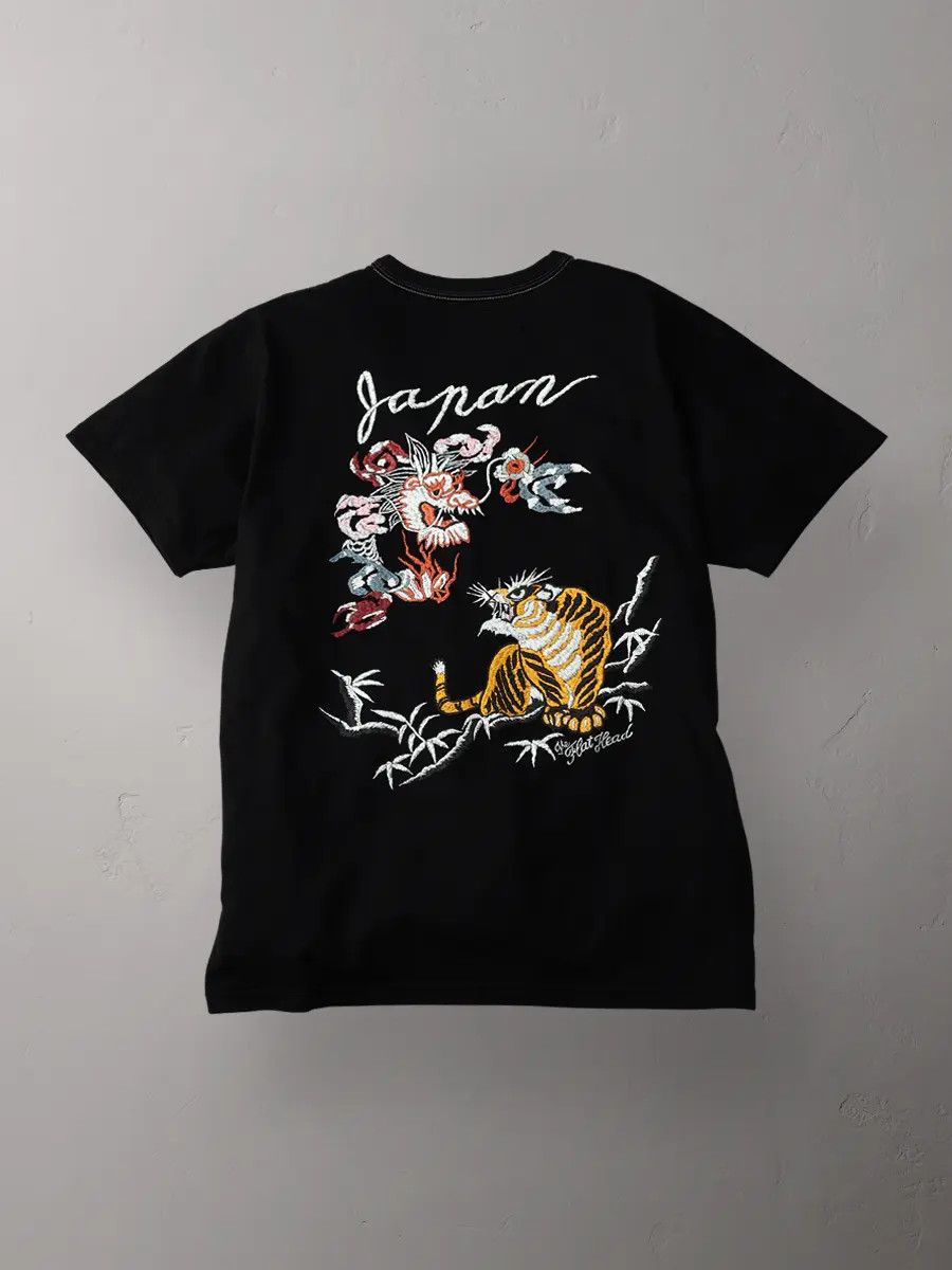 The Flat Head The Flat Head "Dragon & Tiger" Tee "Japanese Size" (40) Size US L / EU 52-54 / 3 - 1 Thumbnail