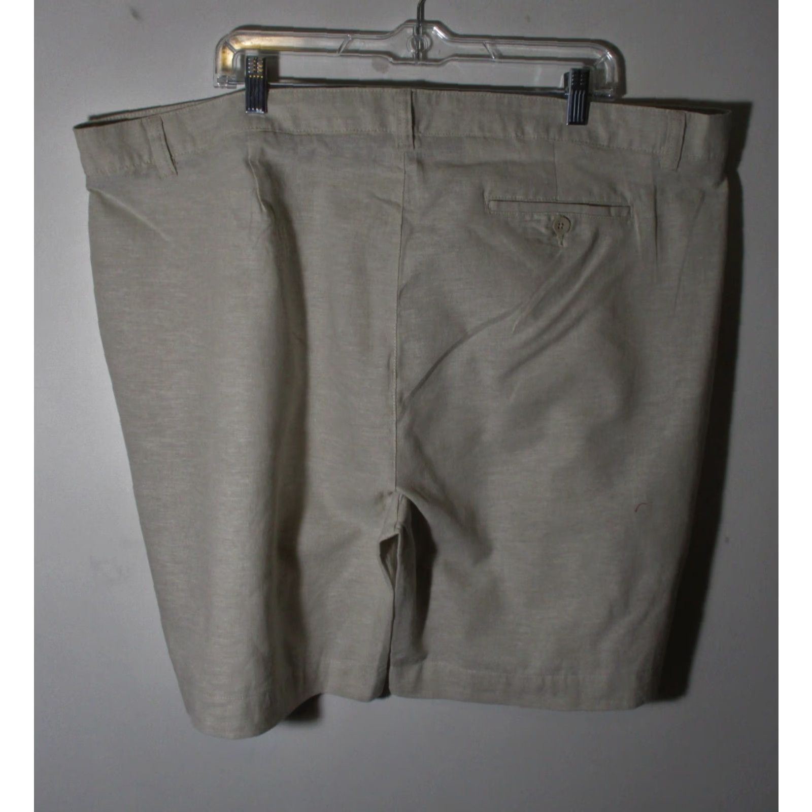 Vintage TENTH + OCEAN Linen Oxford Shorts Men 44 Beige Tan NWT Vintage No XS Size US 44 / EU 60 - 3 Thumbnail