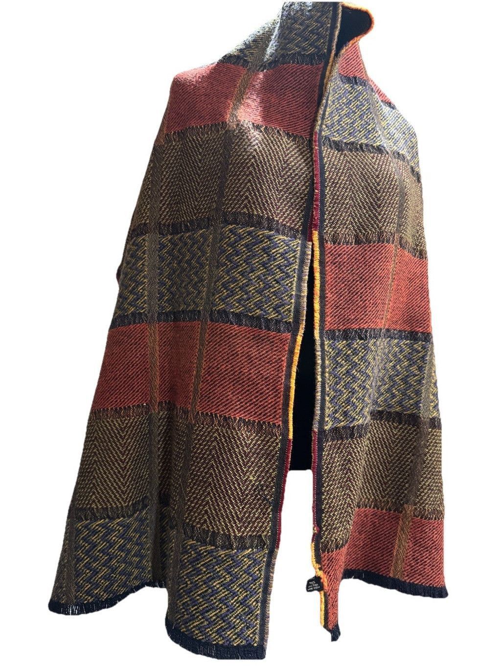 Etro Etro Milano Lama Wool Chevron Print Scarf /Shawl MRSP $1090 Size ONE SIZE - 3 Thumbnail
