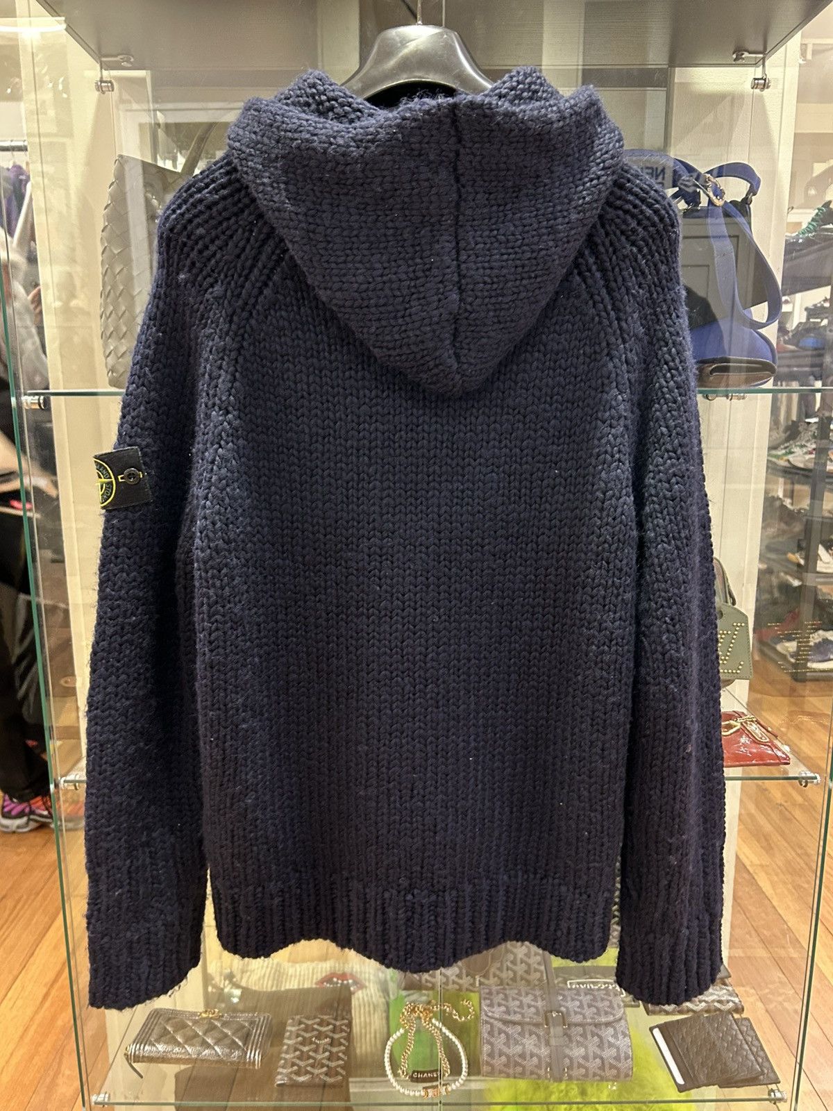 Stone Island Stone Island Knit Wool Zip Up Hoodie Size US L / EU 52-54 / 3 - 2 Thumbnail