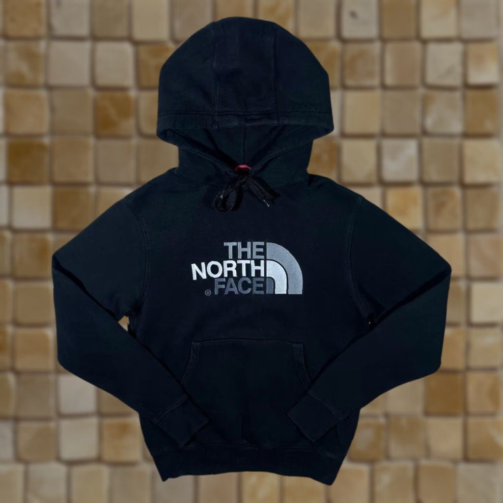 The North Face The North Face Embroidered Big Logo Spellout Black Hoodie XS Mens Size US XS / EU 42 / 0 - 1 Thumbnail