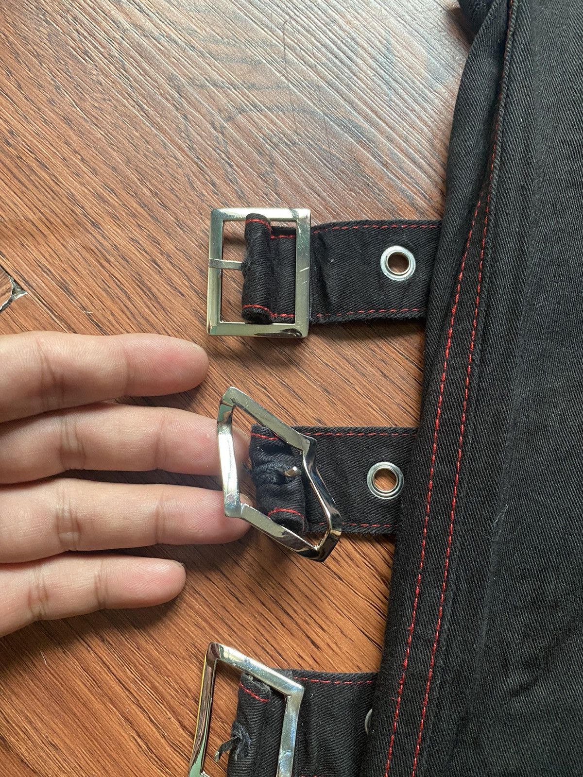 If Six Was Nine Deorart Bondage Flare Pants Size US 28 / EU 44 - 7 Thumbnail
