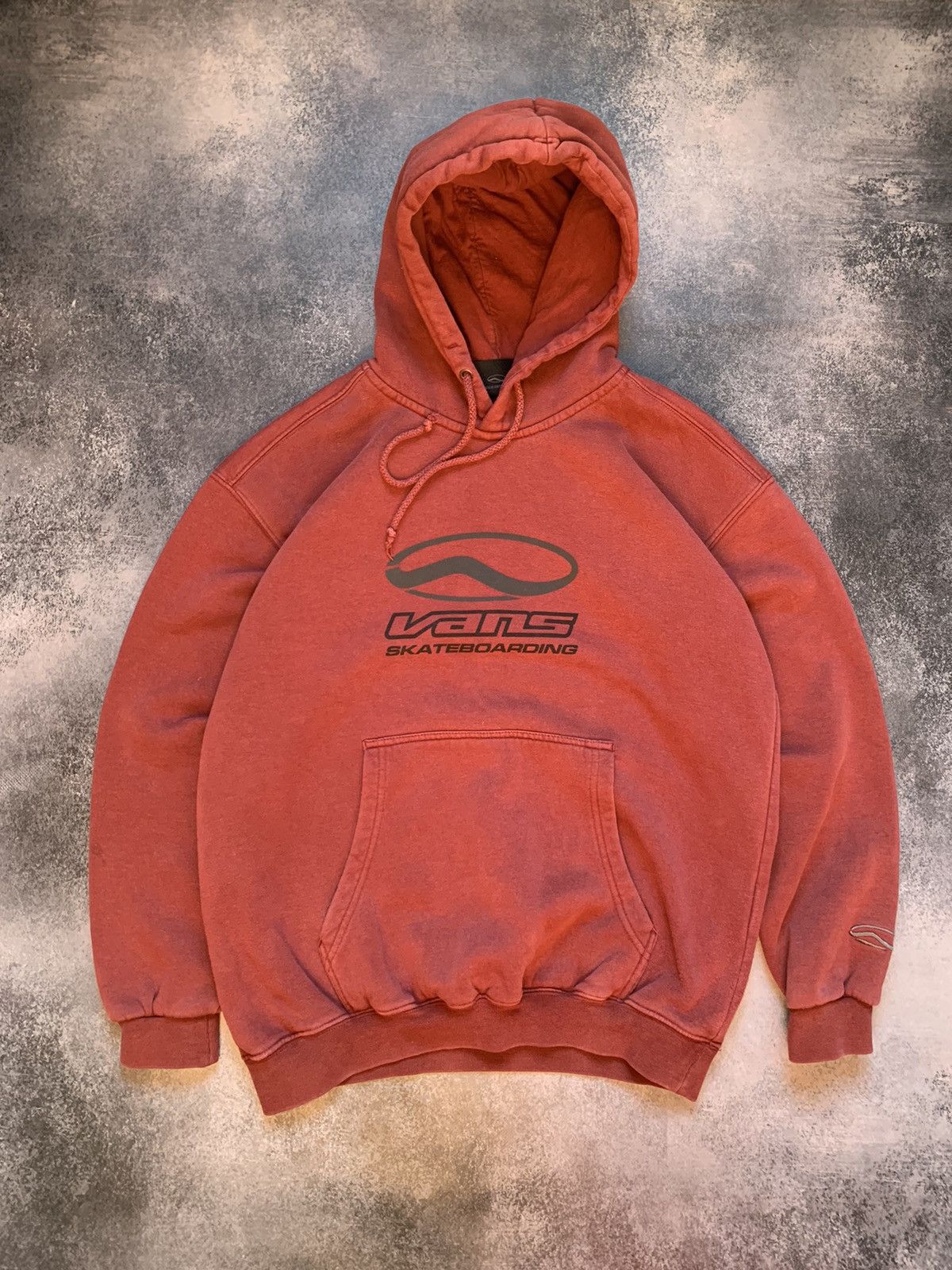 Vans × Vintage Crazy Vintage OG Vans Logo Skateboards Boxy Hoodie Size XS / US 0-2 / IT 36-38 - 1 Thumbnail
