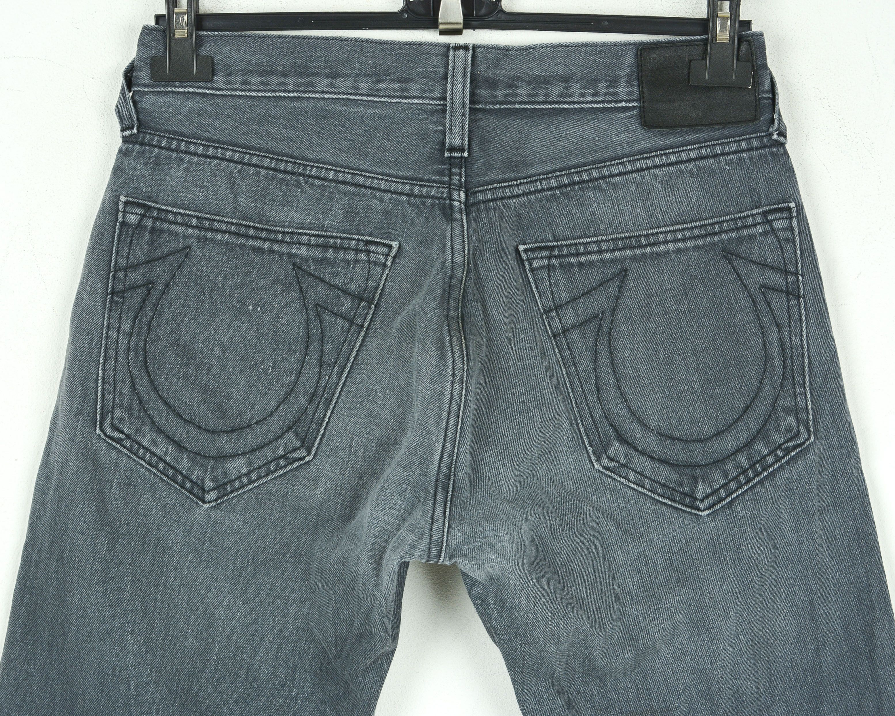 True Religion Rocco Slim denim Mens Size W31 L34 Grey Jeans Pants Trousers Size US 31 - 5 Thumbnail