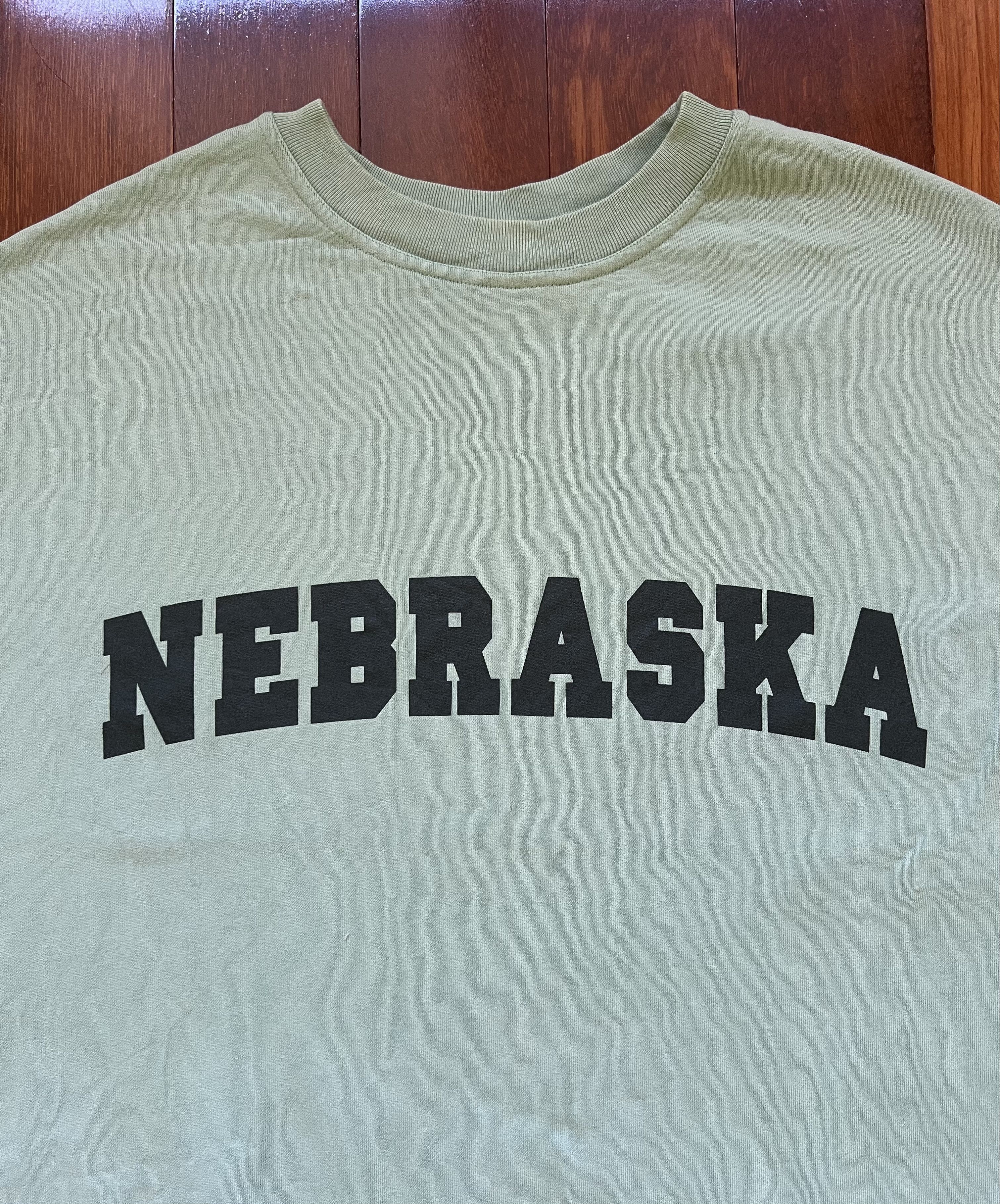 Raf Simons 💚 Raf Simons Redux Oversized Nebraska Crewneck Mint Size US S / EU 44-46 / 1 - 3 Thumbnail