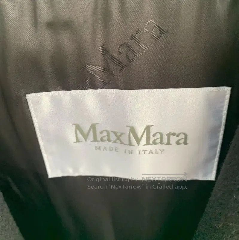 Max Mara MaxMara Black Cashmere Women's Coat . Size M / US 6-8 / IT 42-44 - 3 Thumbnail
