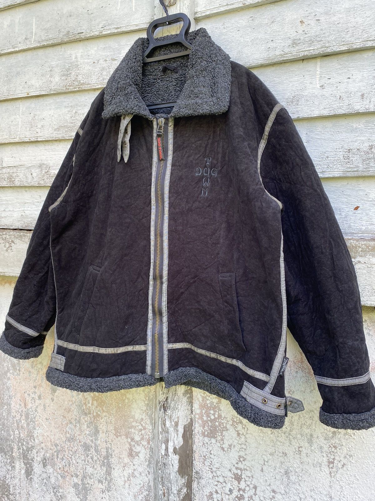 Dogtown Vintage Dogtown Military Style B 3 Shearling Jacket Size US L / EU 52-54 / 3 - 1 Thumbnail