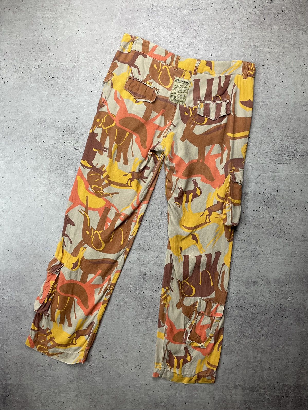 Japanese Brand × Vintage DA-NANG Japan desinger Cargo Pants Size US 34 / EU 50 - 4 Thumbnail
