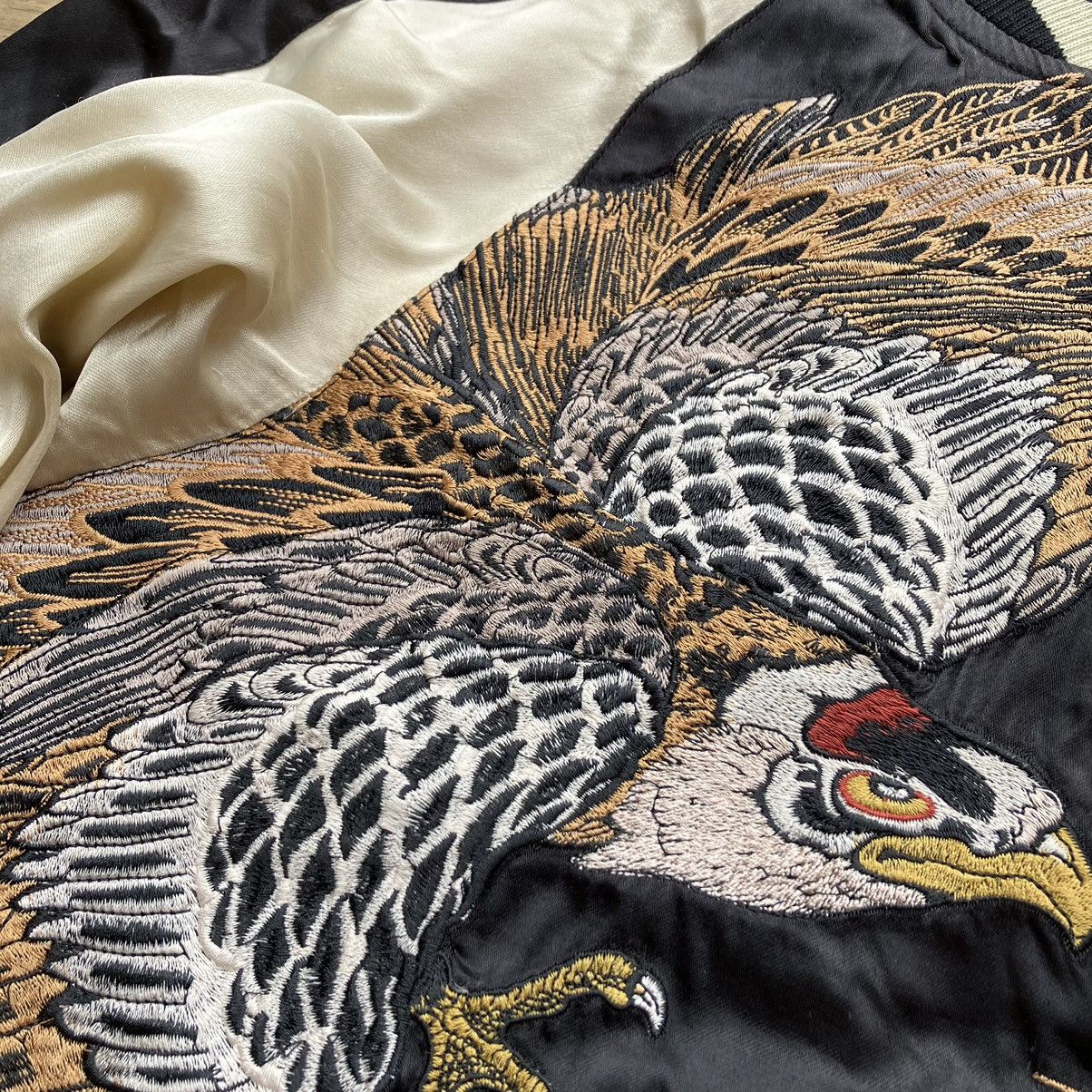 Japanese Brand THE JAPANESE TRADITION SUKAJAN REVERSIBLE VINTAGE JACKET Size US L / EU 52-54 / 3 - 4 Thumbnail