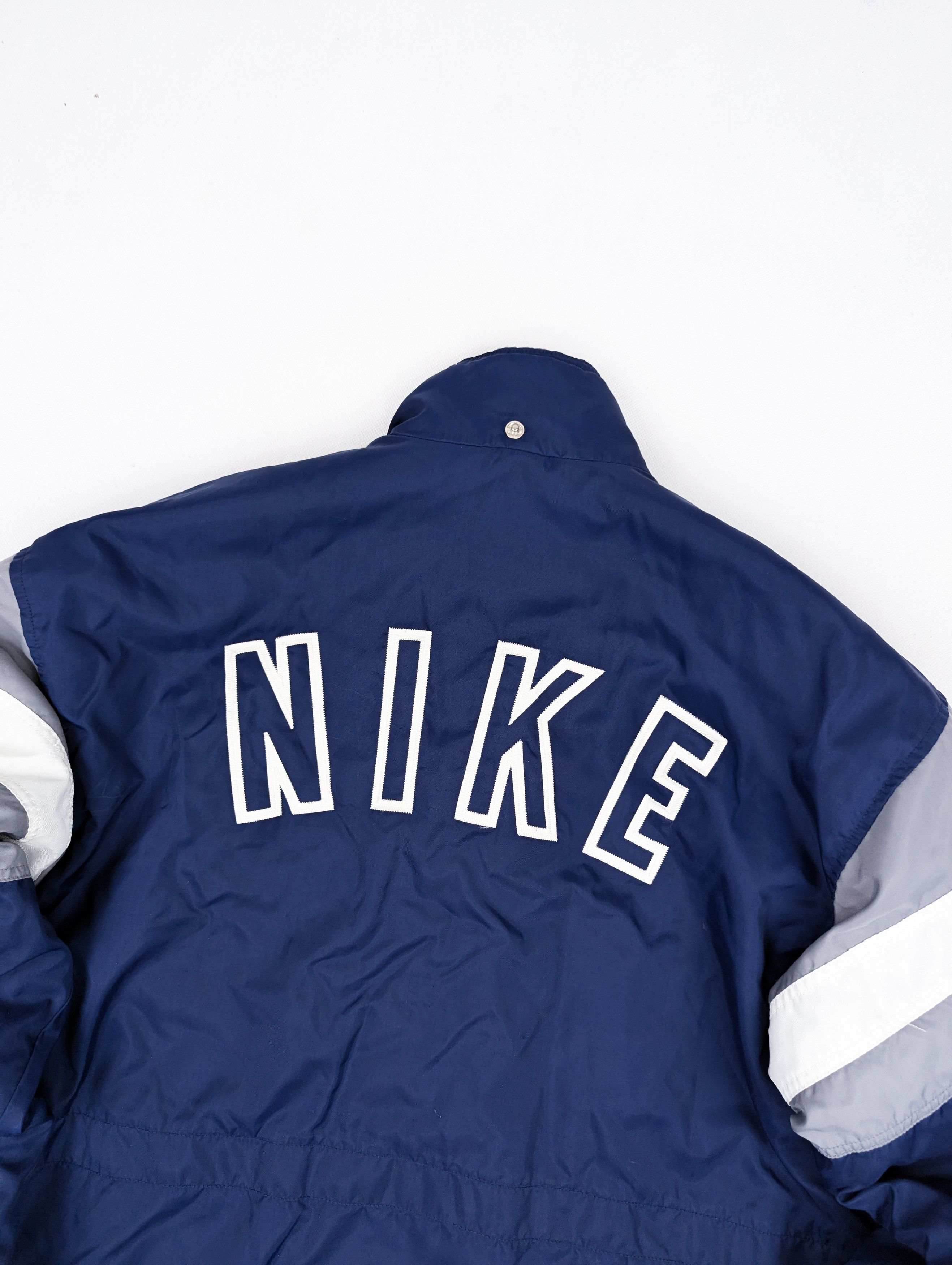 Nike Nike vintage blue coat jacket L swoosh Size US L / EU 52-54 / 3 - 5 Thumbnail