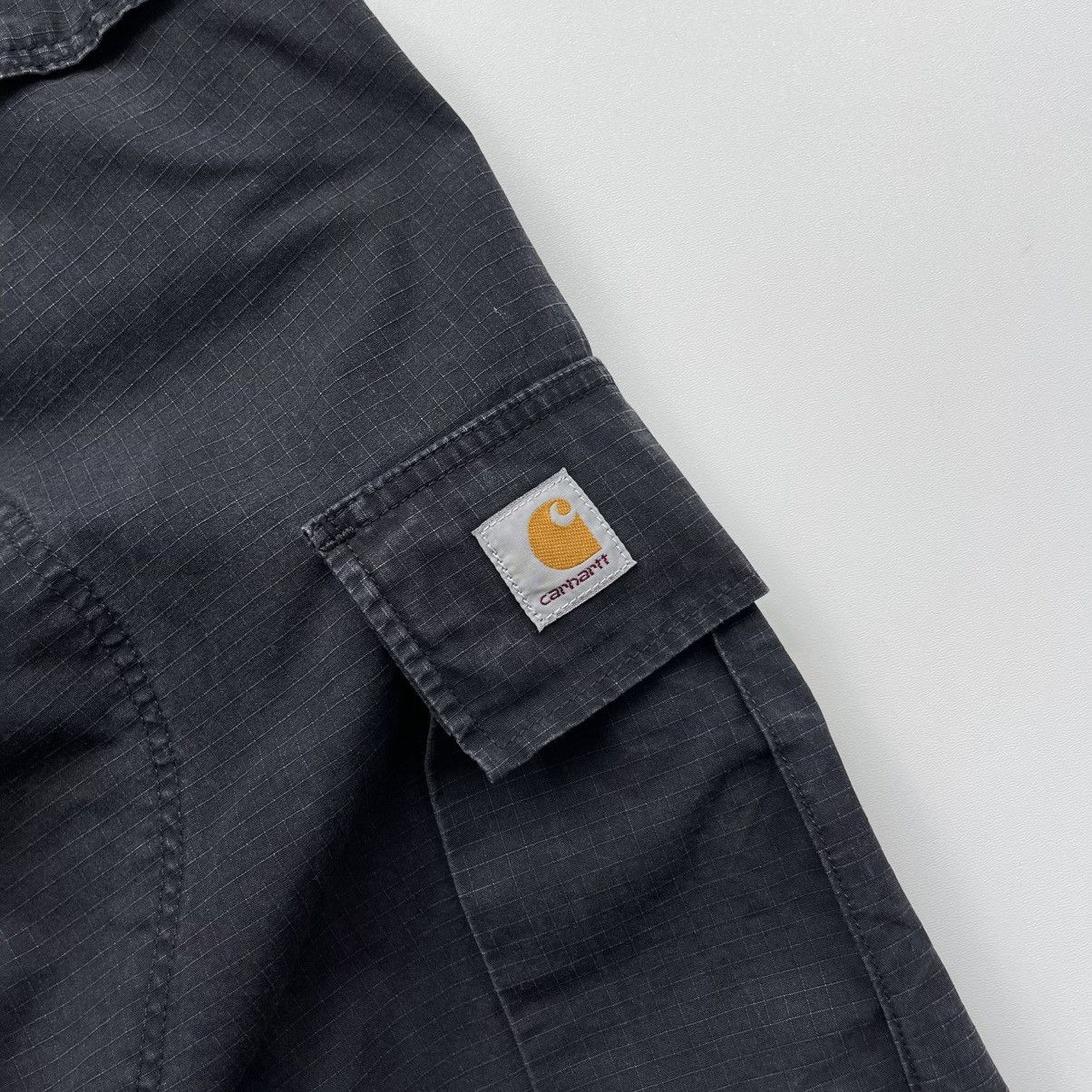 Carhartt Wip Carhartt WIP Cargo Baggy Regular Fit Pants Washed Black Size US 38 / EU 54 - 7 Thumbnail