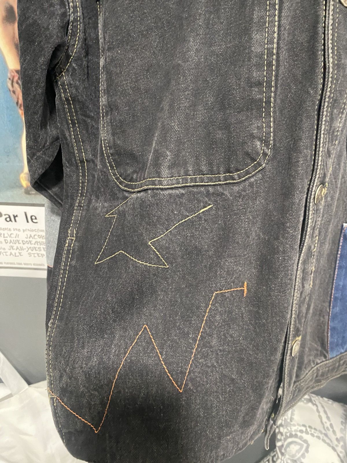Dr. Denim × Vintage Dr. Jeans Patchwork Denim Jacket Size US XL / EU 56 / 4 - 4 Thumbnail