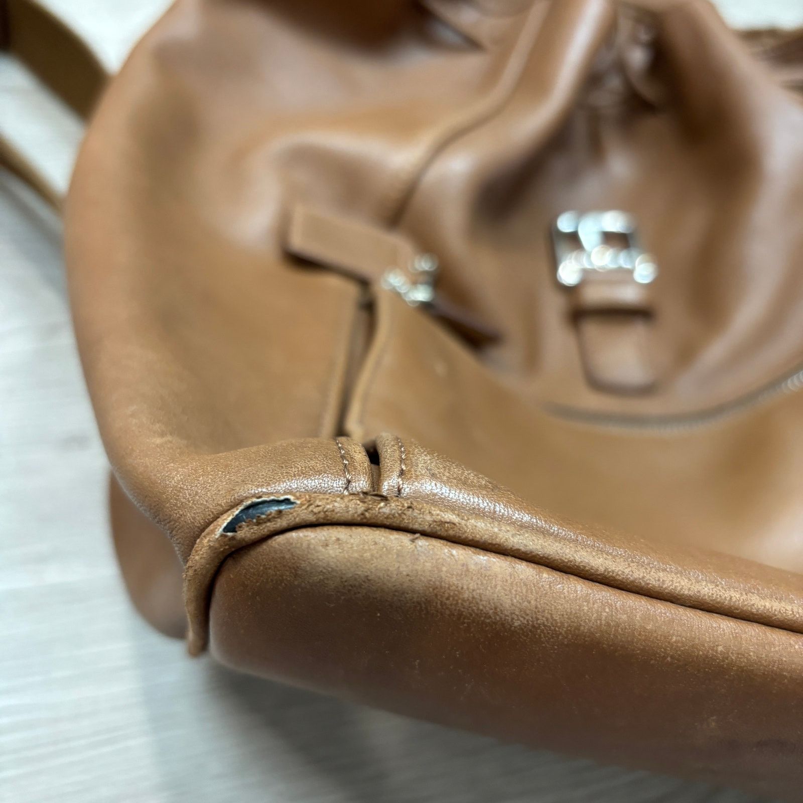 Coach Rare Vintage Coach 5408 Drawstring Buckle Leather Backpack Size ONE SIZE - 10 Thumbnail