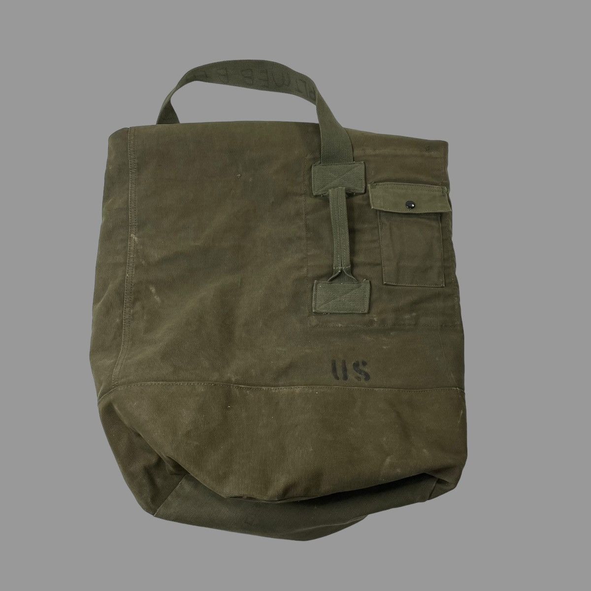 Vintage Vintage 1980s military stenciled bag Size ONE SIZE - 1 Thumbnail