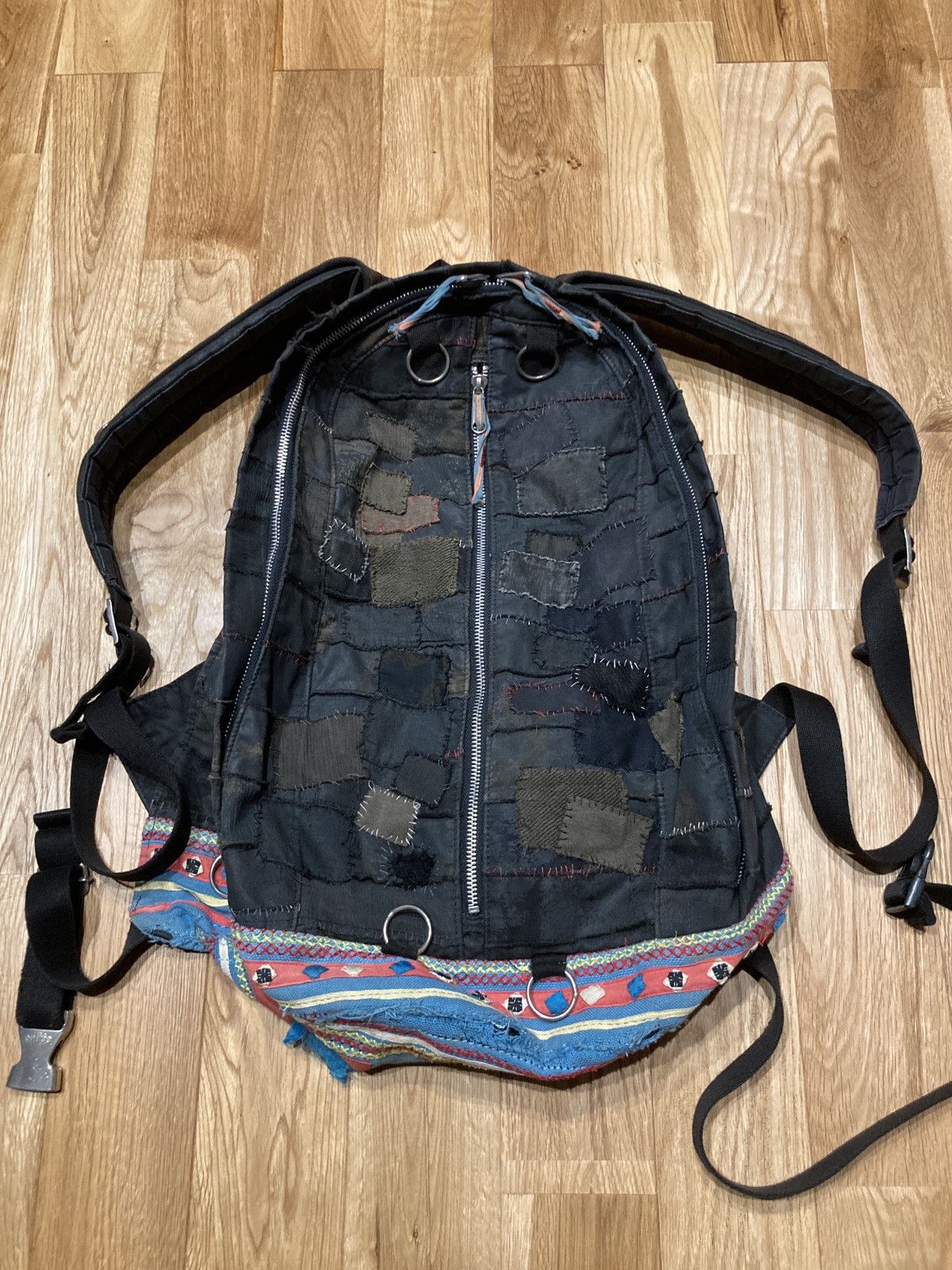 image of Undercover 2003 Scab Backpack in Black, Men's