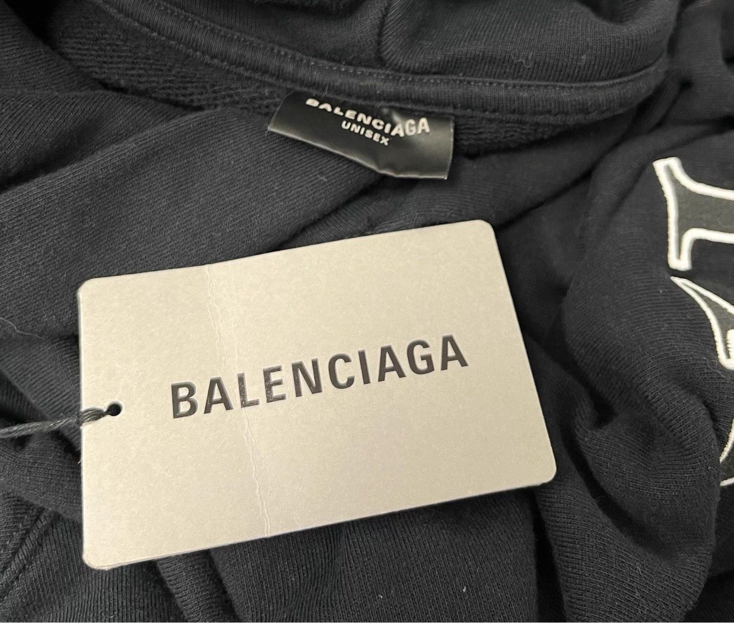 Balenciaga balenciaga letter logo patch hem hooded sweatshirt Size L / US 10 / IT 46 - 4 Thumbnail