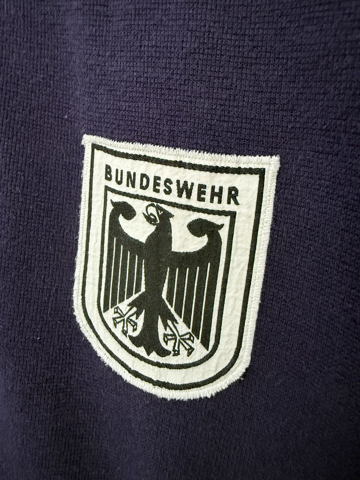 Vintage 🔥 80s Bundeswehr Germany Military Track Jacket - 52 Size US L / EU 52-54 / 3 - 5 Thumbnail