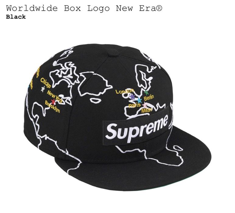 Supreme Supreme Worldwide Box Logo New Era® | Grailed